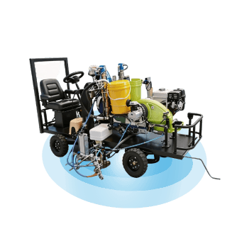 智能冷喷标线施划